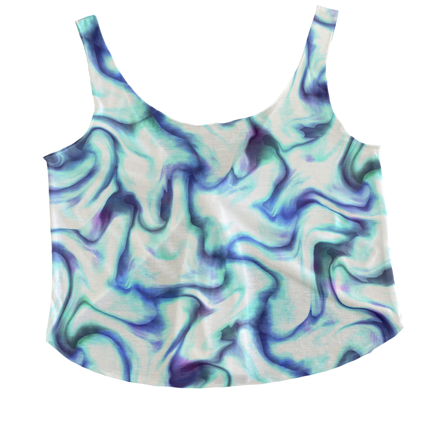 Seaside Swirl Tieback Tank