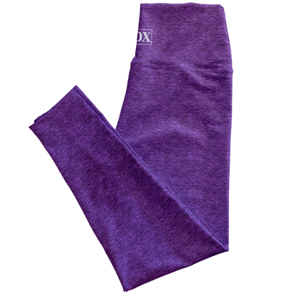 Grape Juice Heather Regular Rise Leggings