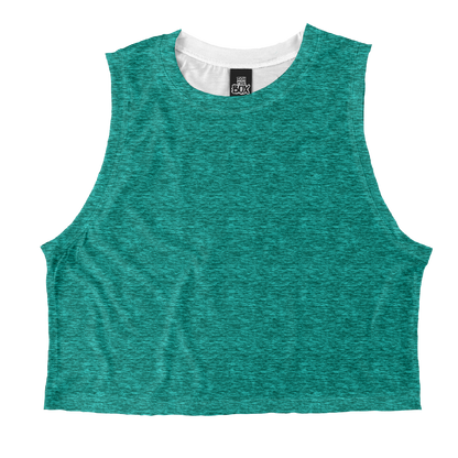 Teal Heathered Tops