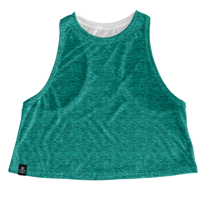 Teal Heathered Tops