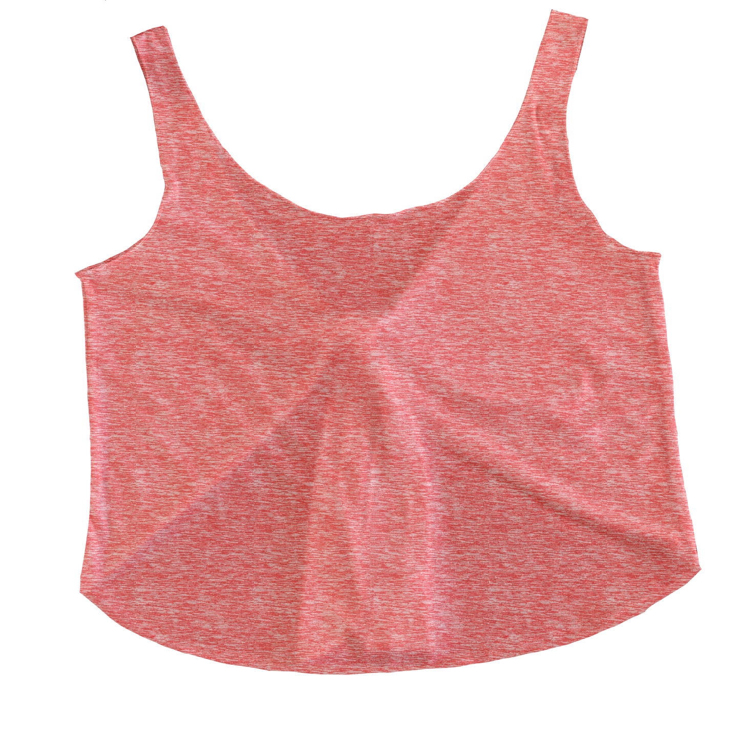 April Peach Heather Tieback Tank