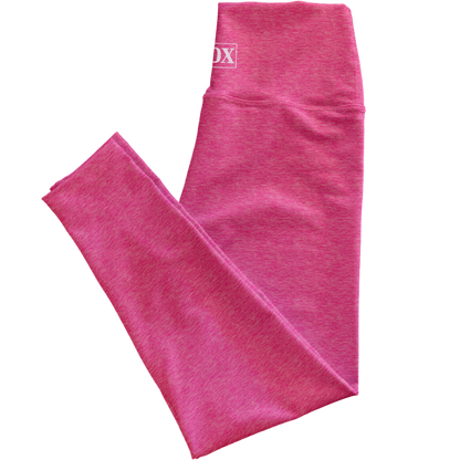 Flamingo Pink Regular Rise Leggings