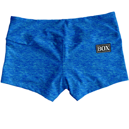 Bold Blue Heather Shorts WITH POCKETS