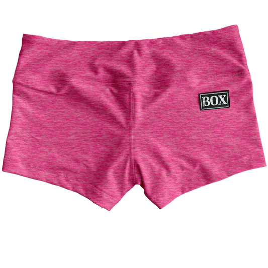 Pink Flamingo Heather Shorts WITH POCKETS