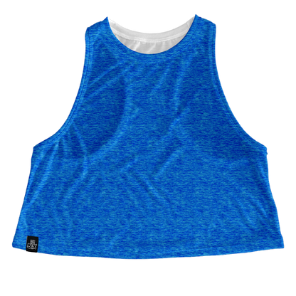 Bold Blue Heather Tops