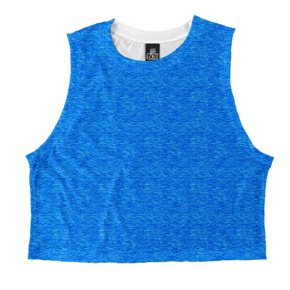 Bold Blue Heather Tops