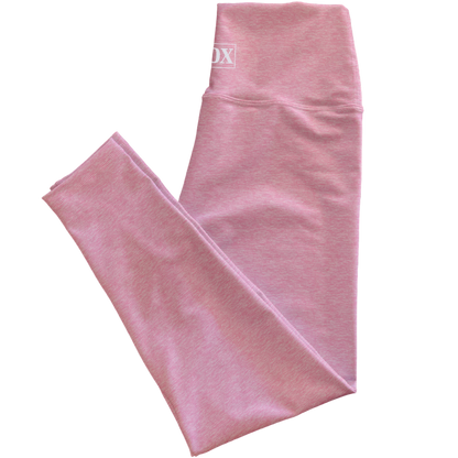 Pretty Pink Heather Regular Rise Leggings