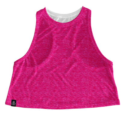 Pink Blast Heather Tops