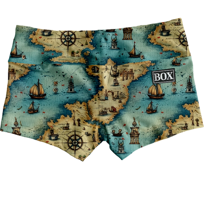 Pirate Ships Shorts WITH POCKETS