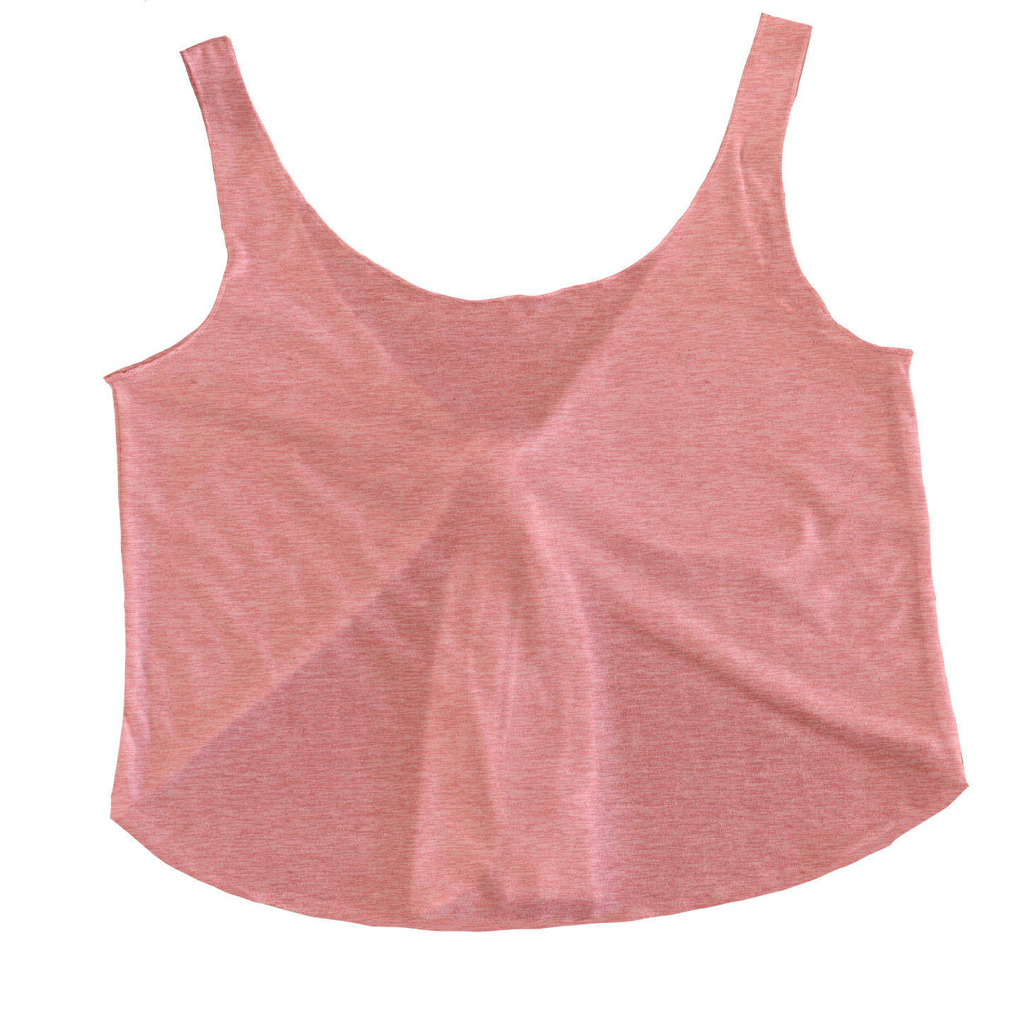 Peach Heather Tieback Tank