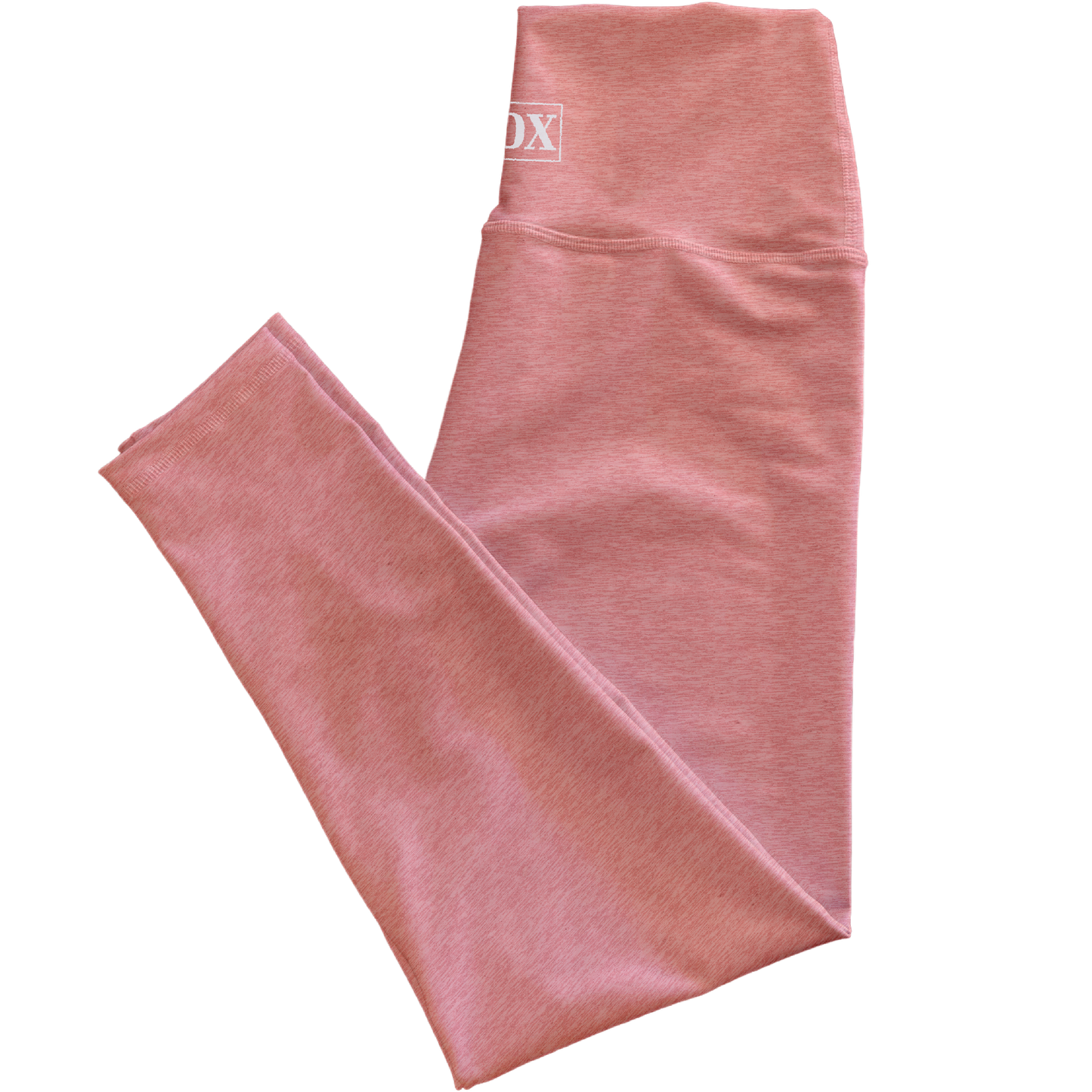 Peach Heather  Regular Rise Leggings