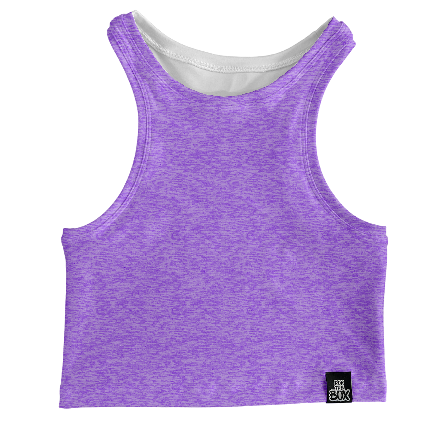 April Lavender Heather Box Tank