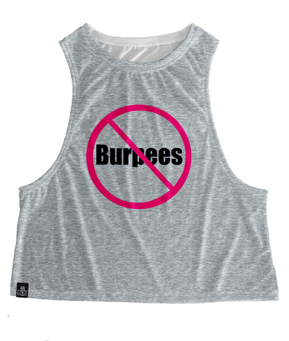 No Burpees Heather RTB Tops