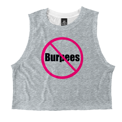 No Burpees Heather RTB Tops