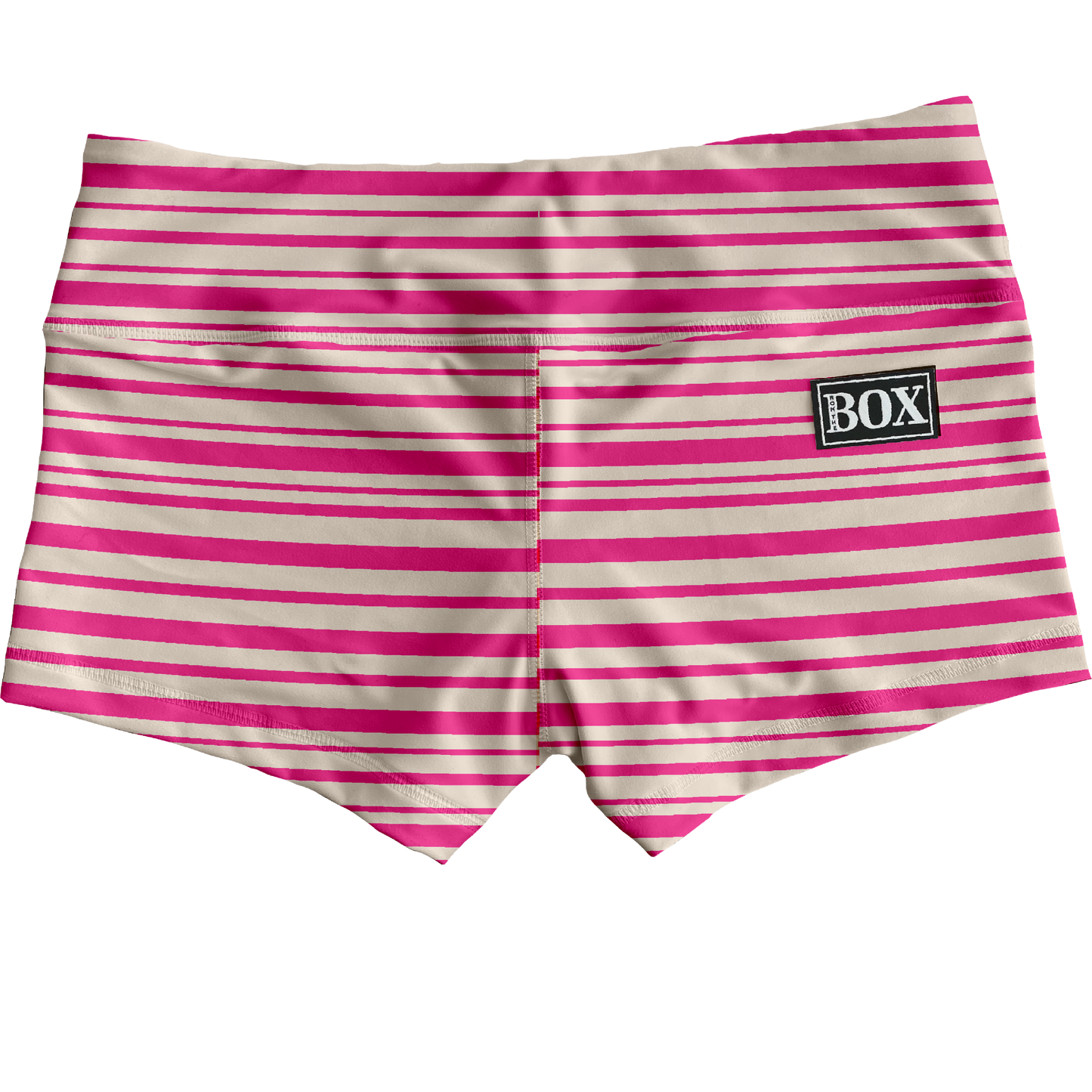 Rosy Lines Shorts WITH POCKETS