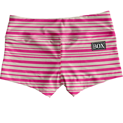 Rosy Lines Shorts WITH POCKETS