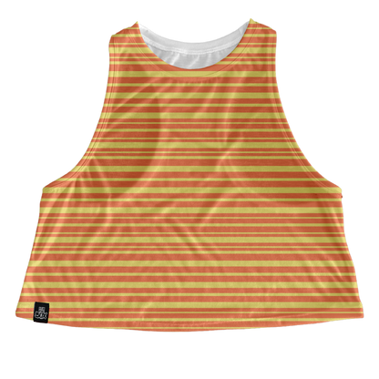 Tangerine Stripes Tops