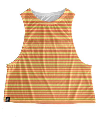 Tangerine Stripes Tops