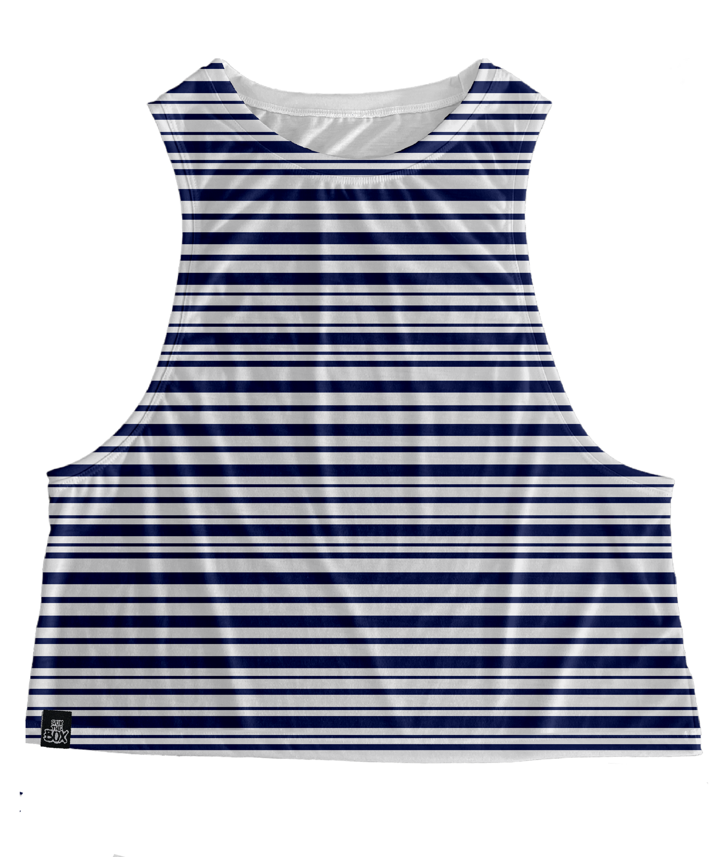 Navy Stripes Tops