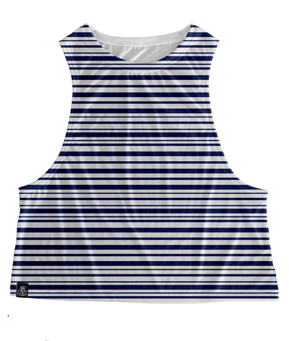 Navy Stripes Tops