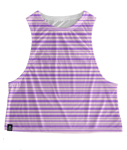 Lavender Stripes Tops