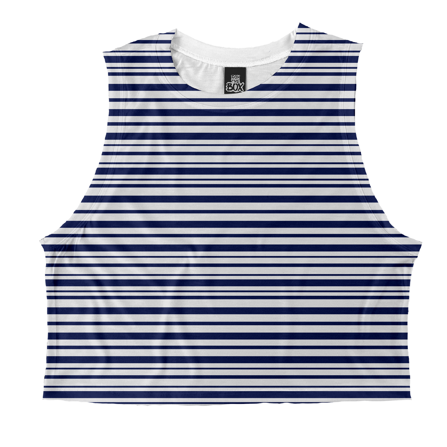 Navy Stripes Tops