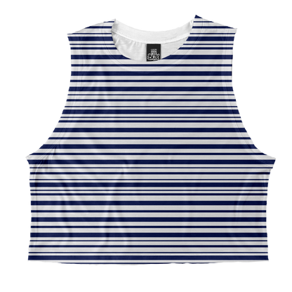 Navy Stripes Tops