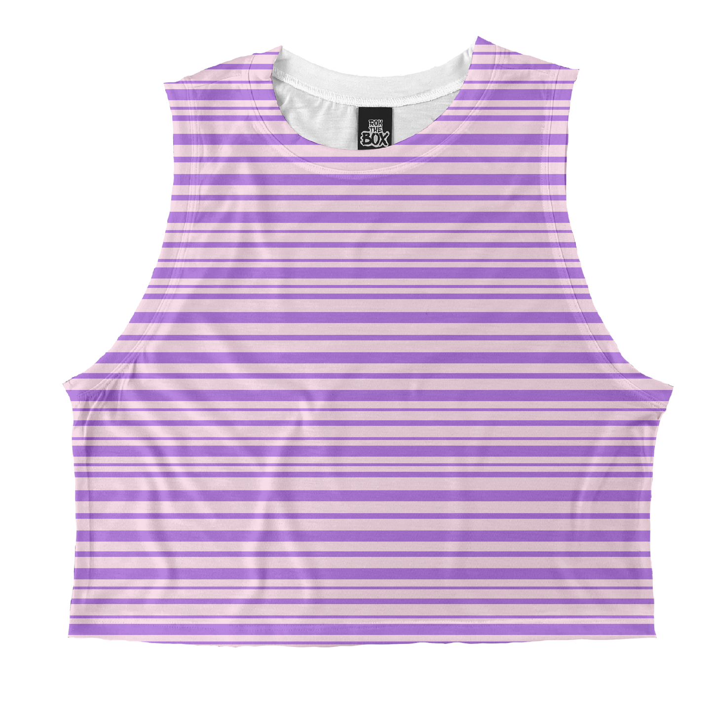 Lavender Stripes Tops