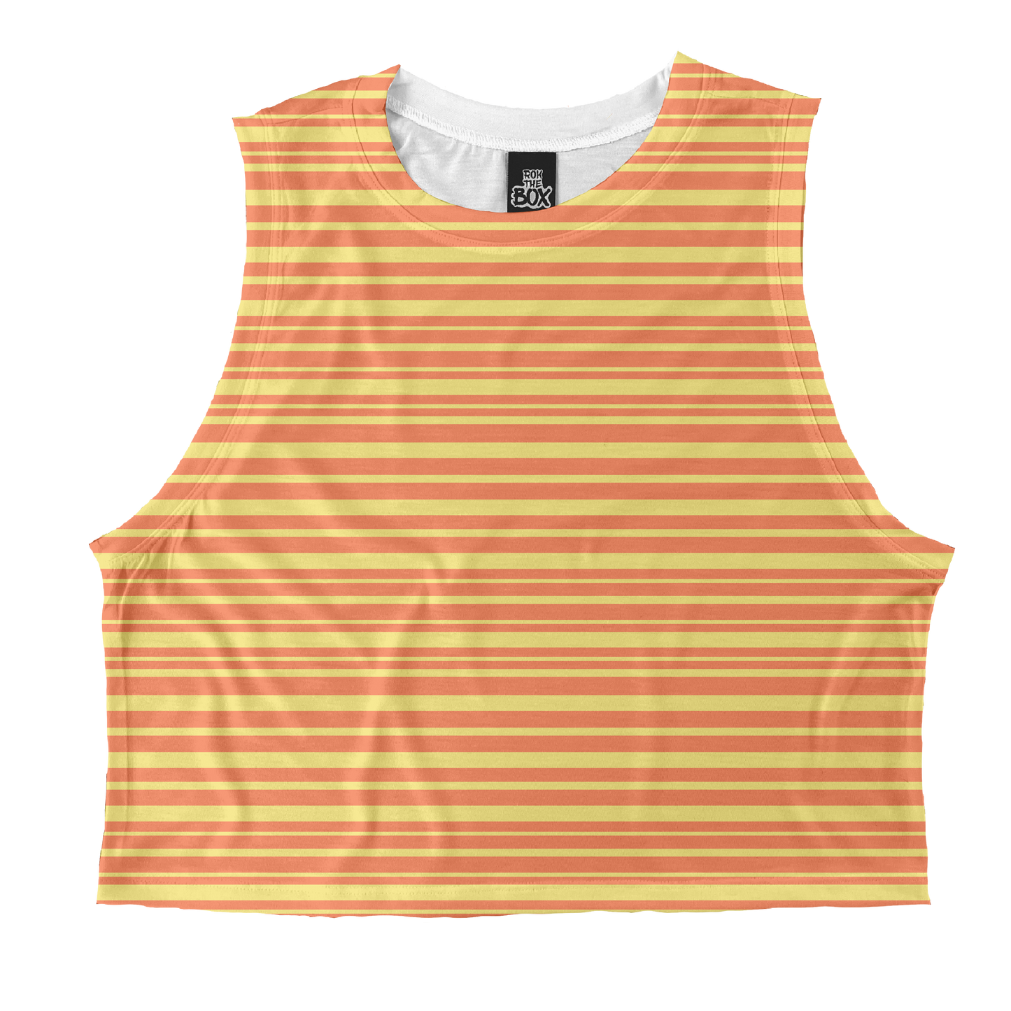 Tangerine Stripes Tops