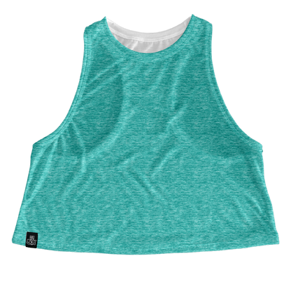 Totally Turquoise Heather Tops