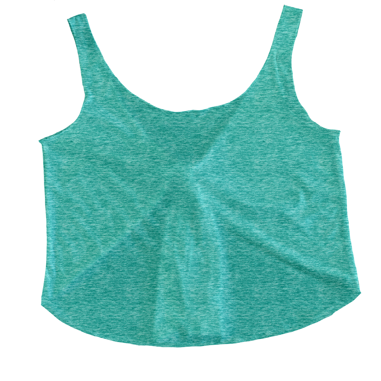 Totally Turquoise Heather Tieback Tank