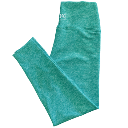 Totally Turquoise Heather Regular Rise Leggings