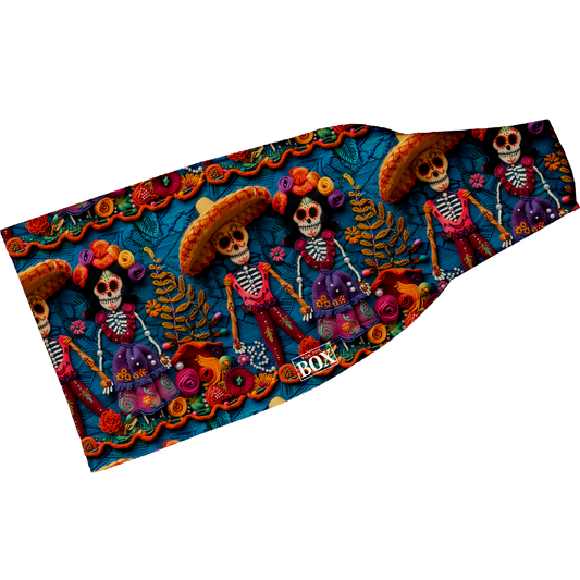 Fiesta Skulls 4” HeadBand