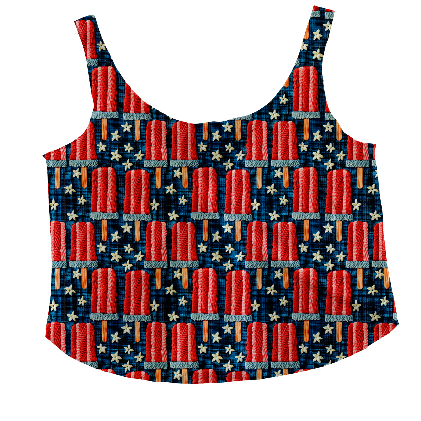 Patriotic Pops Tieback Tank