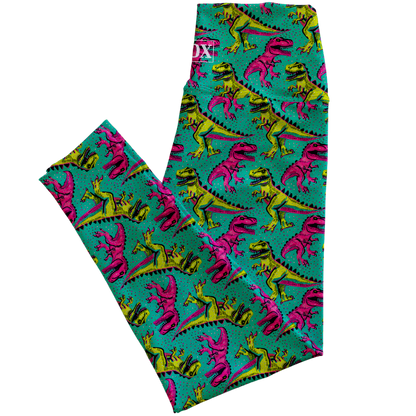 Summer Dinos Regular Rise Leggings