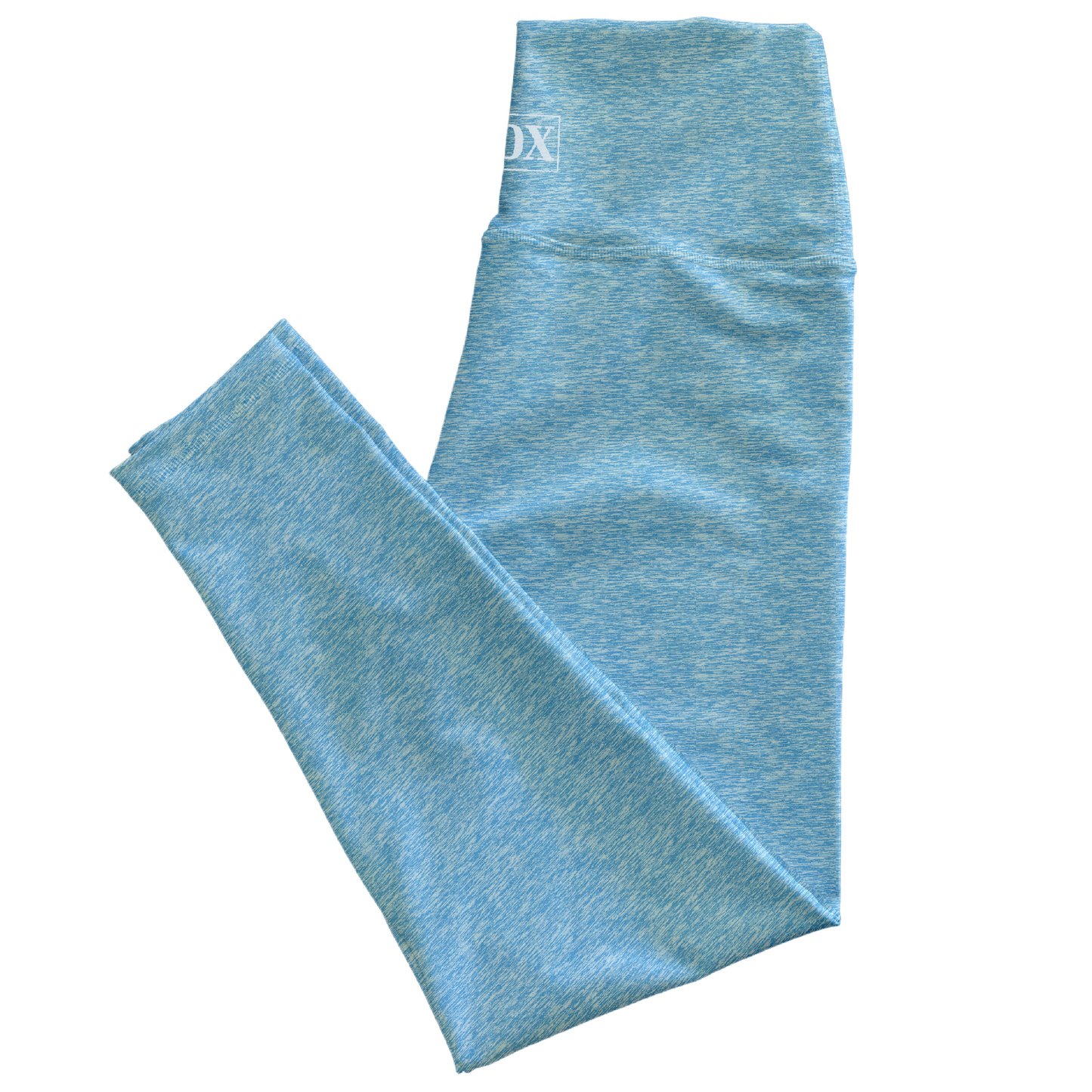 Powder Blue Heather Regular Rise Leggings