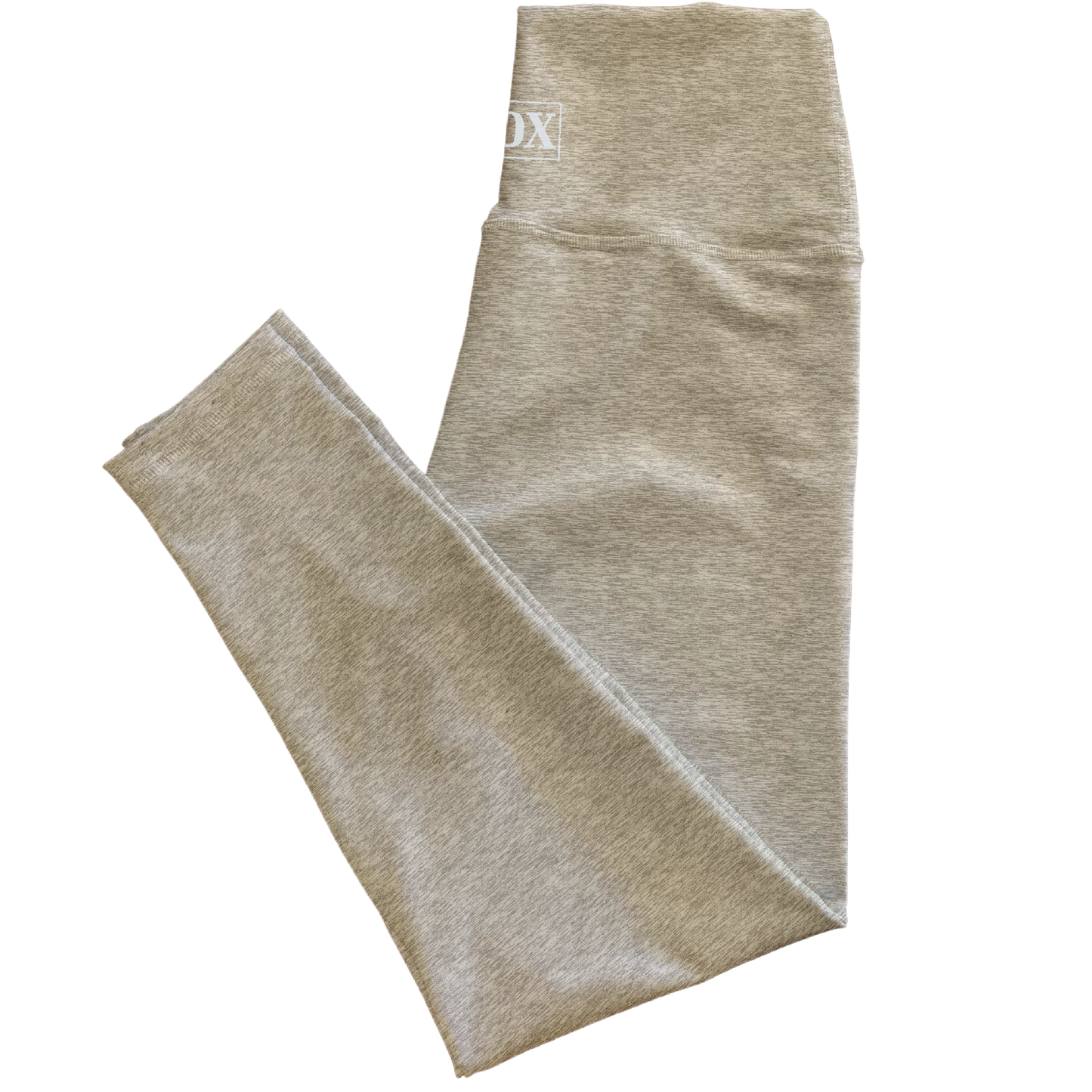 Cream Heather Regular Rise Leggings