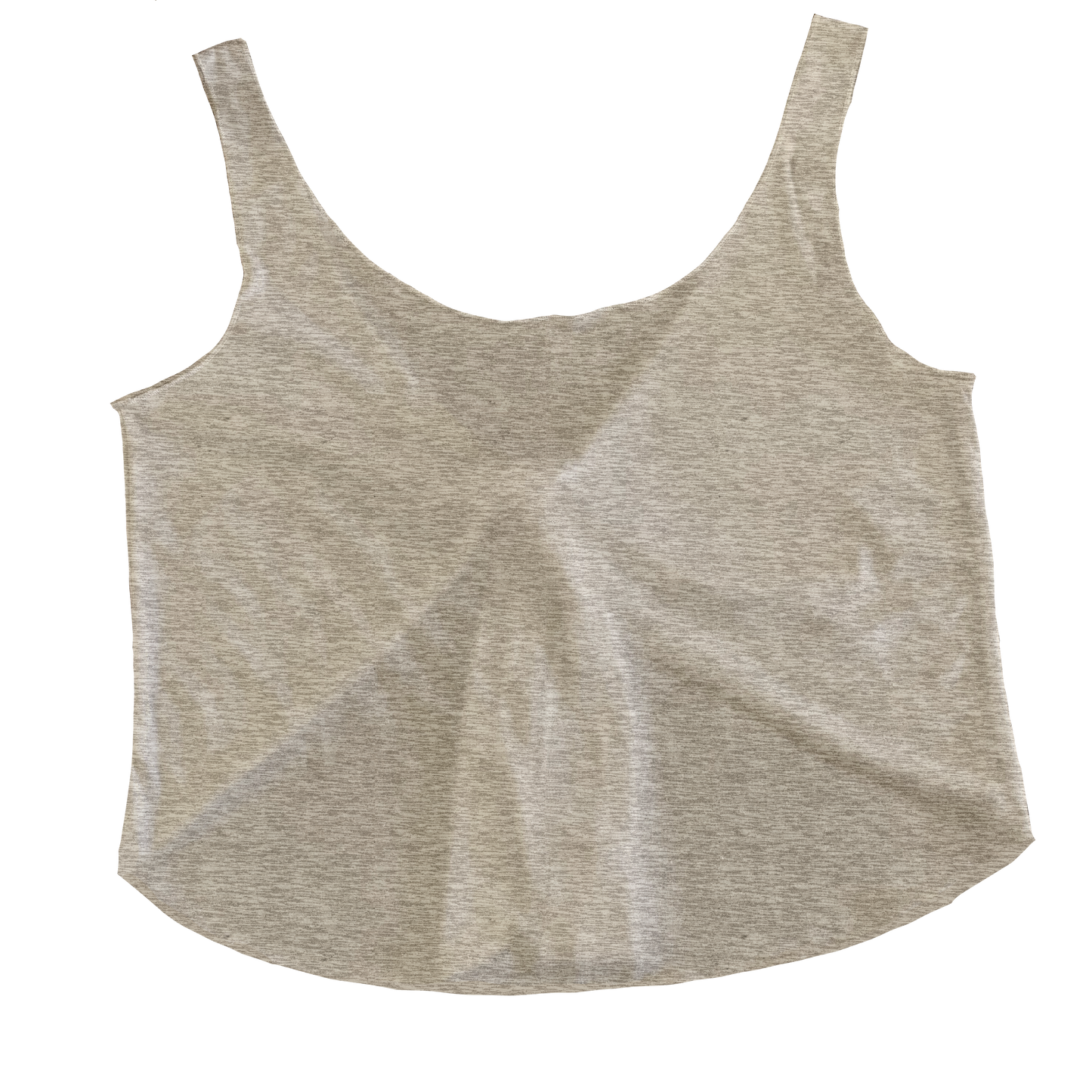 Cream Heather Tieback Tank