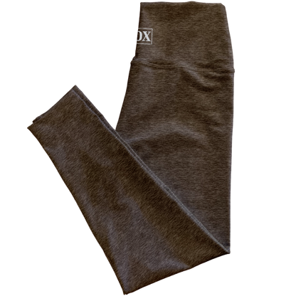 Coffee Heather Regular Rise Leggings