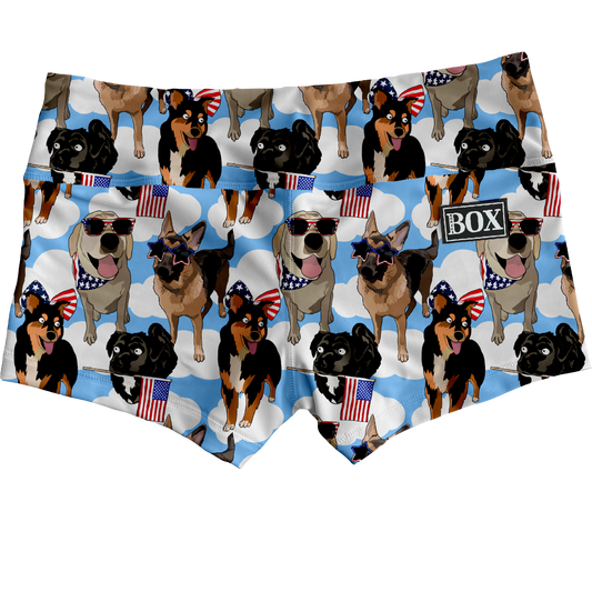 Sheila’s Patriotic Pups Shorts