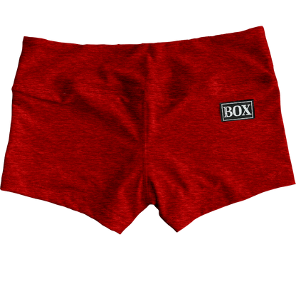 Ripe Red Heather Shorts WITH POCKETS