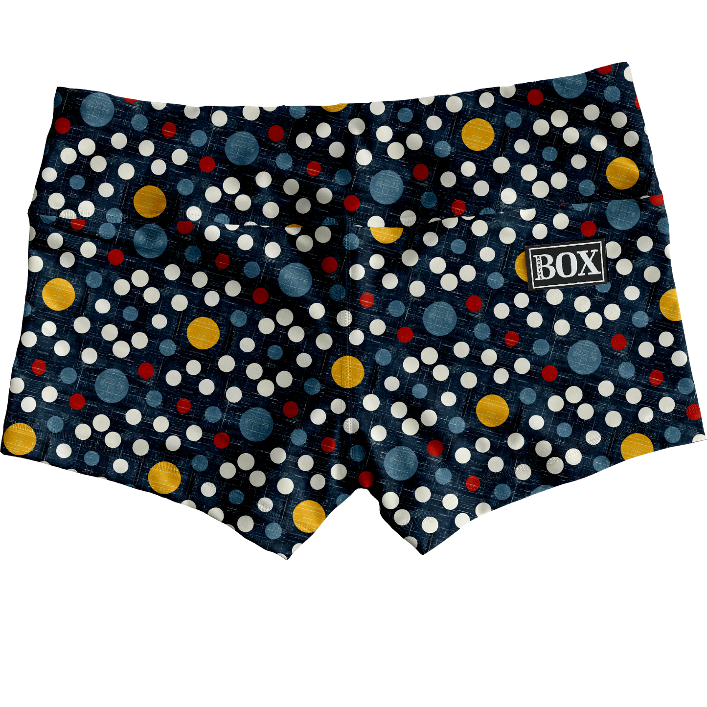 Denim Dots Shorts WITH POCKETS