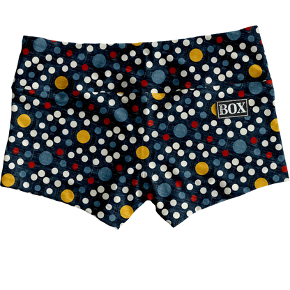 Denim Dots Shorts WITH POCKETS