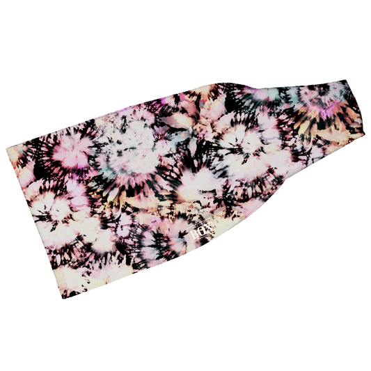 Bleached Out Tiedye 4” HeadBand