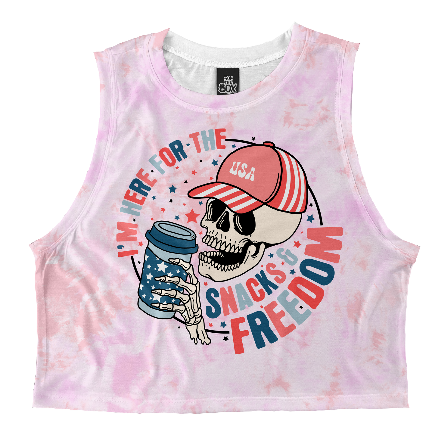 Snacks and freedom Freestyle Tank