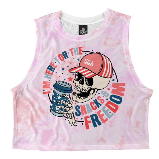 Snacks and freedom Freestyle Tank