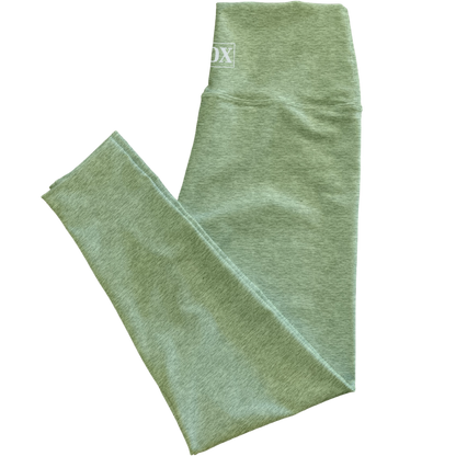 Pistachio Heather Regular Rise Leggings