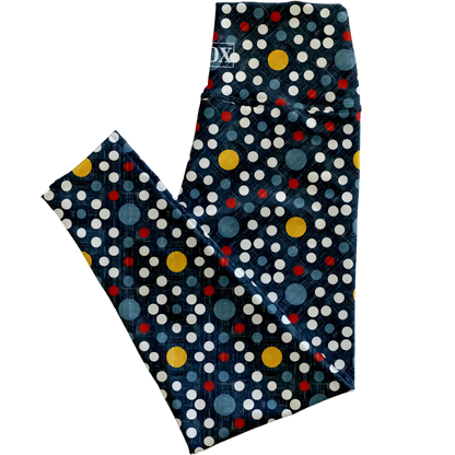 Denim Dot Regular Rise Leggings