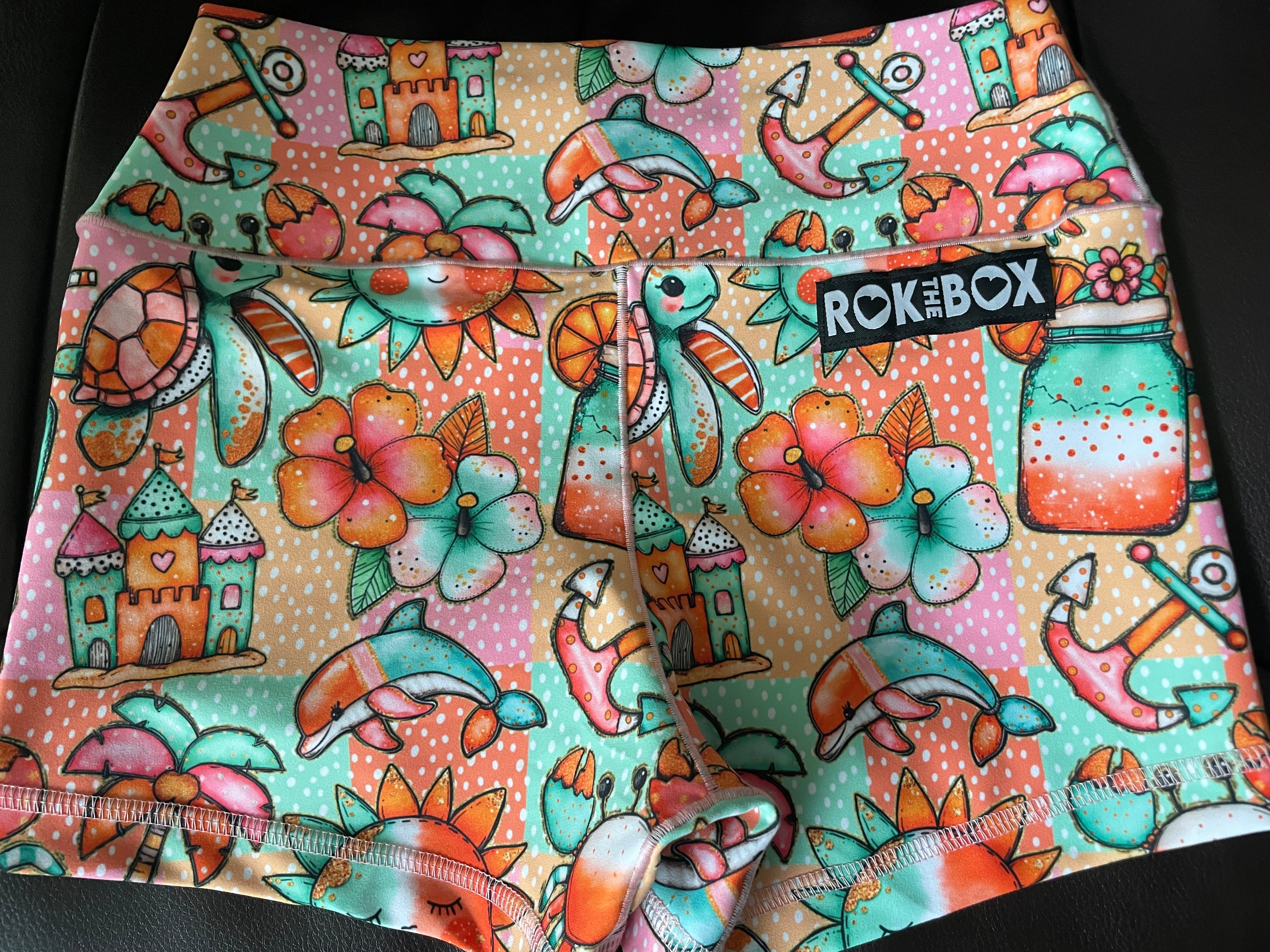 Summertime Fun  Midrise Small 3.5"inseam sample- Flex Fabric