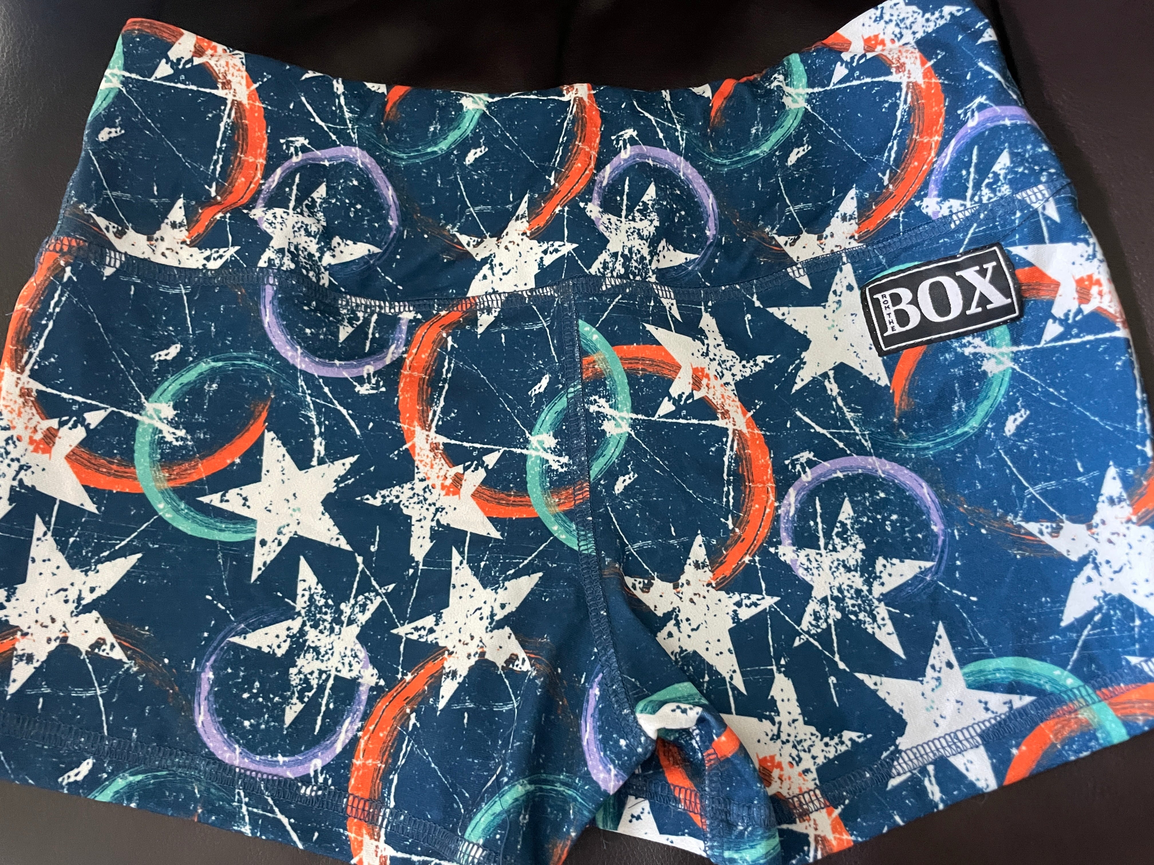 Stars Midrise Large 2.5"inseam w/elastic- OG Fabric